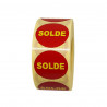 Étiquettes SOLDES - Pastilles rondes Ø 35 mm - En rouleau de 1000 ex