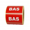 Étiquettes BAS - Format 55 x 35 mm - En rouleau de 500 ex